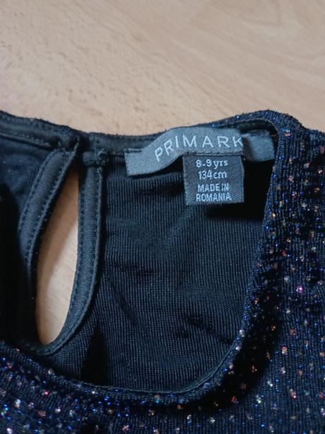 Trblietave šaty, primark,116