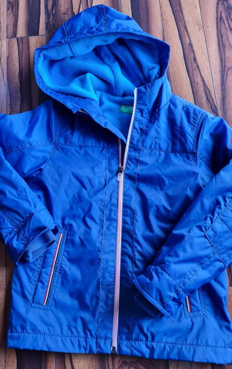 Benetton vyteplena prechodna bundicka 6/7r, benetton,122