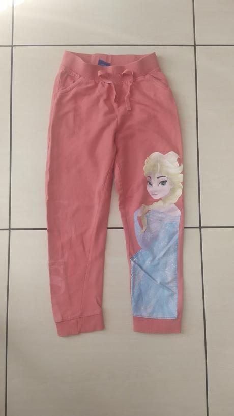 Veľ.128 tepláky elsa, disney,128