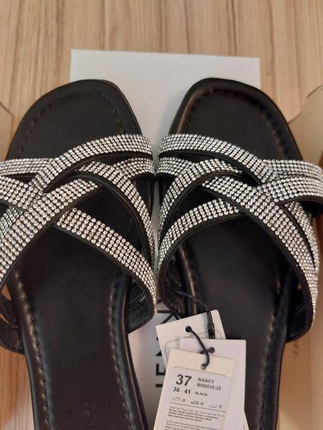 2 x letné sandále lesklé, 37