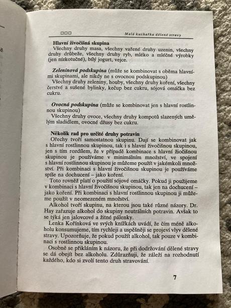 Malá kuchařka dělené stravy - horecká jana, 