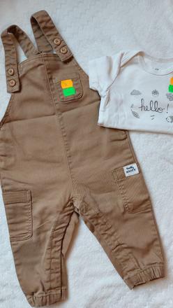 Nohavice na traky - trakáče, h&m,74