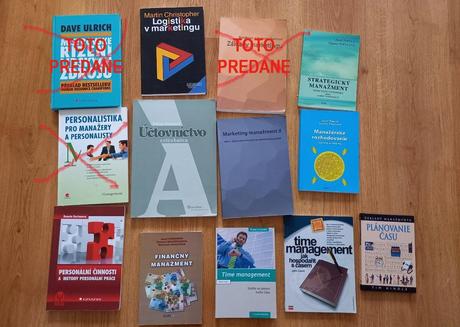 Knihy - študent manažmentu,
