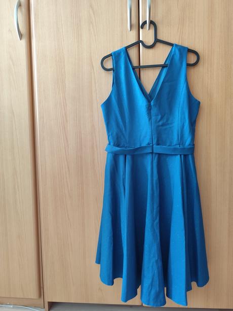 Modré šaty, xl