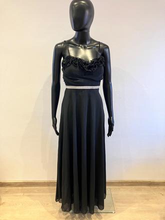 Dámske elegantné šaty s kamienkami, m