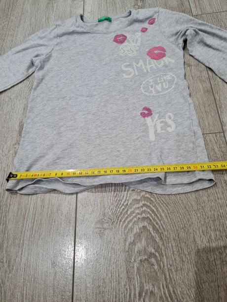 Tričko s dlhým rukávom benetton, benetton,128