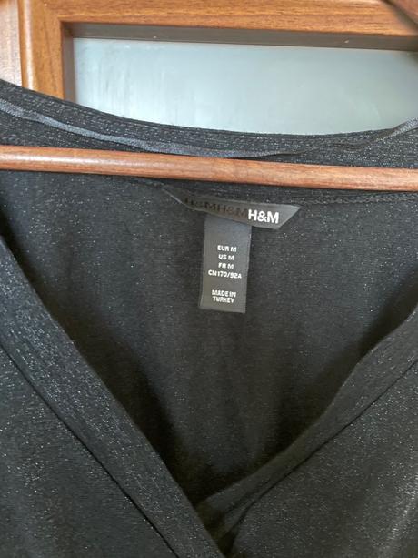 Cierny top, h&m,m
