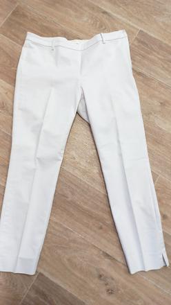 Biele nohavice, h&m,40