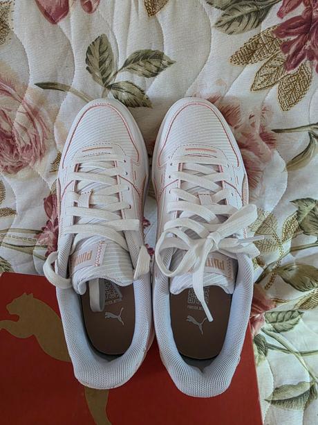 Puma  carina street lux - tenisky - puma white-ros, puma,39