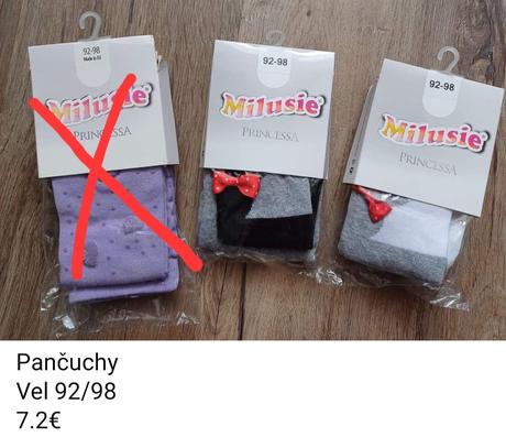 Nove kvalitné pančuchy, 80 - 146