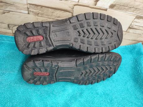 Rieker 40 - dámske kožené našuchovacie topánky s m, rieker,40