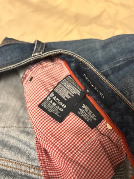 Riflová sukňa, tommy hilfiger,xl