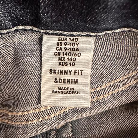 Dievčenské rifle, h&m,140