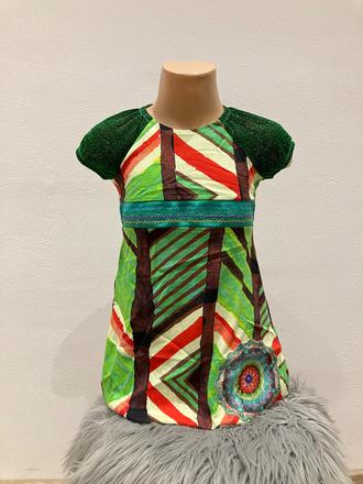 Dievčenské šaty krátky rukáv desigual (5-6 r.), desigual,116
