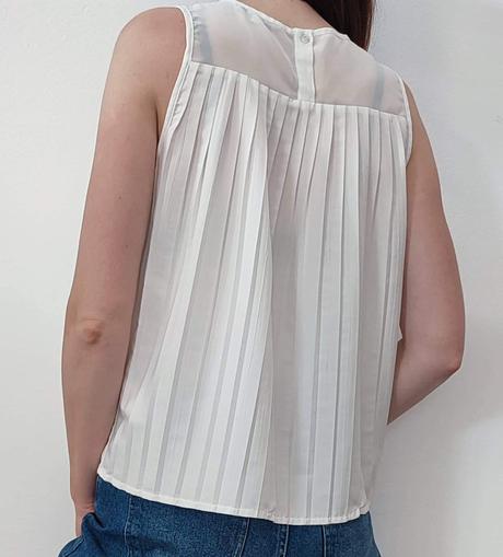 Plisovaná blúzka peacock, m