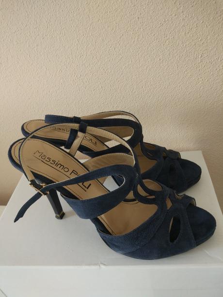 Sandalky modre semisove, 37