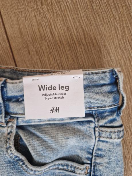 Džínsy, h&m,128