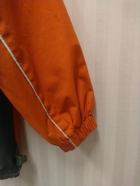 Oranžovo hnedo sivá prechodná bunda, haidi 104-110, 104