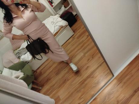 Ružové teplákové saty, xl