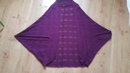 Fialový svetrík/prehoz, 38