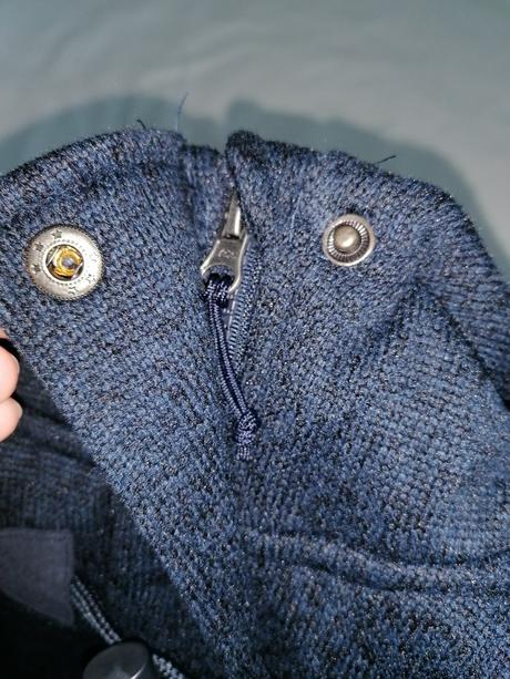 Pletený flís mikinka, tchibo,xs