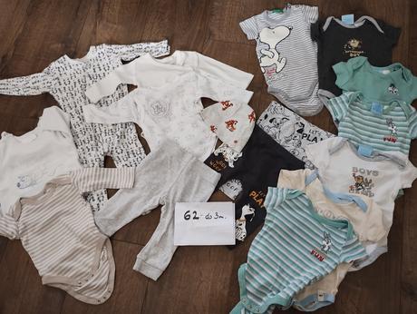 Balík 62-body,pyzamka 16ks, 50–62