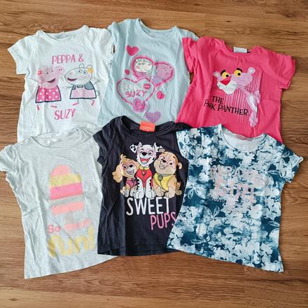 Balík triciek 110/116, 104–116