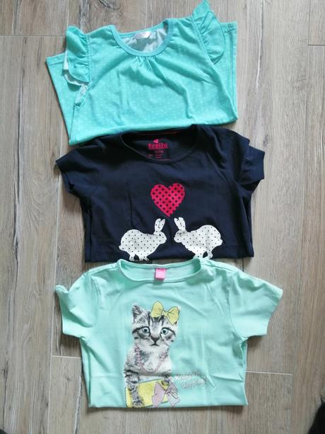 Tričká s krátkym rukávom, 104–116