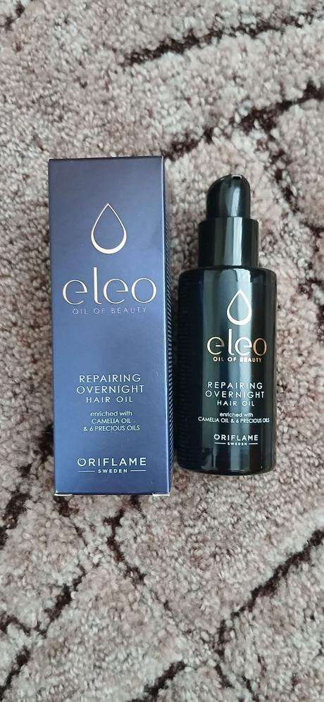 Nočný olej na vlasy eleo,