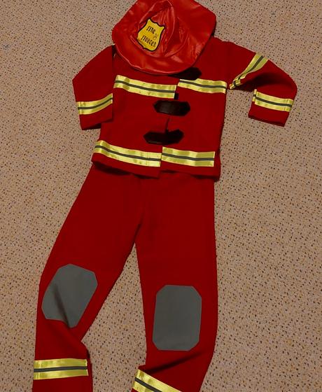 Kostym na karneval- hasič, 