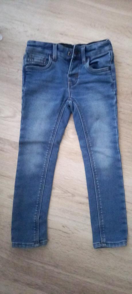 Zateplené rifle slim fit, 110