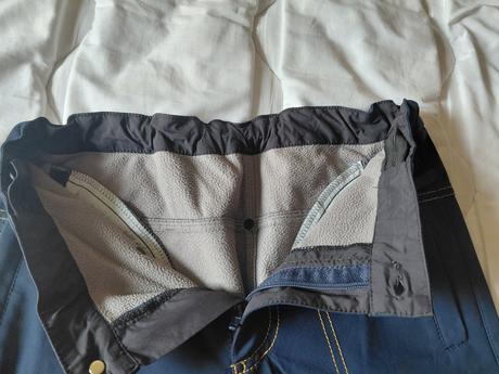 Softshell nohavice zateplené flísom vel 146, 146