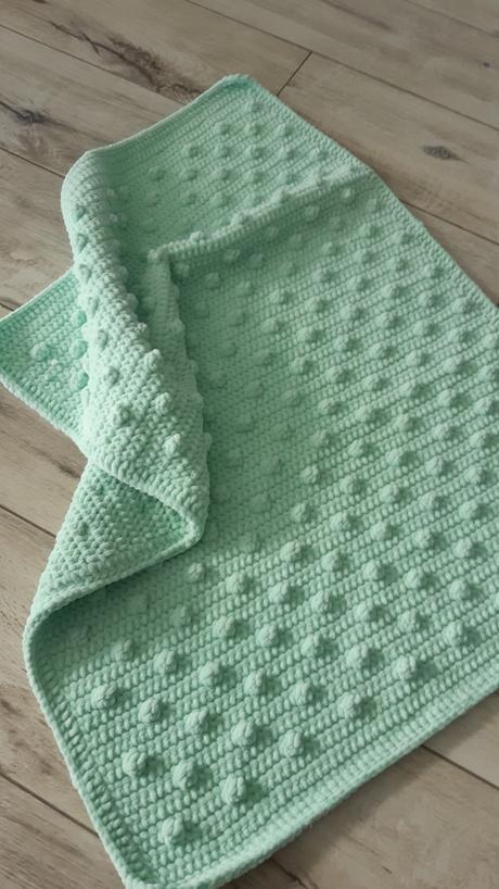 Háčkovaná deka s bublinkami, 