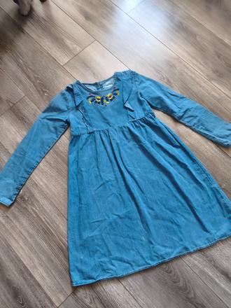 Riflové folk šaty, lupilu,128