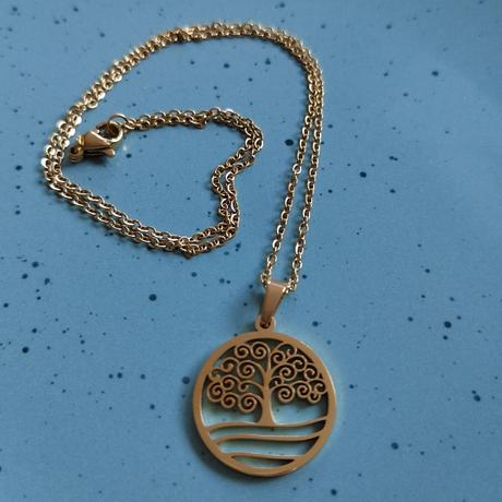 Oceľová retiazka strom života,
