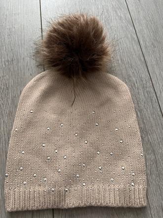 Krémová čiapka od 9 mesiacov, 80