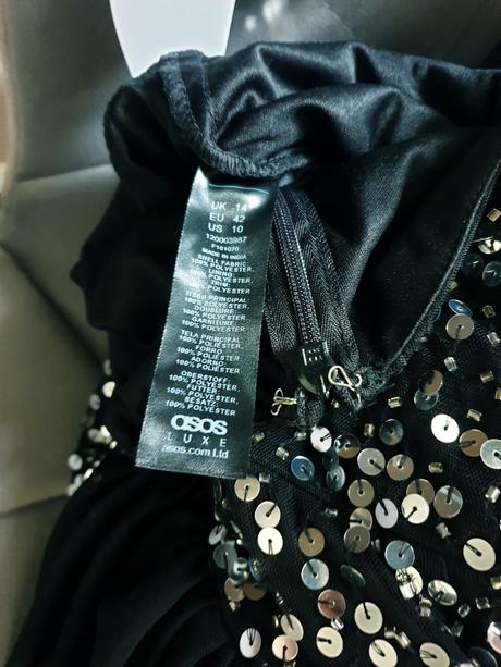 Extravagantné asos šaty 40/42, 40