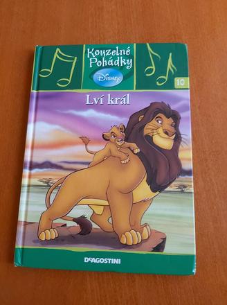 Detská kniha lví král,