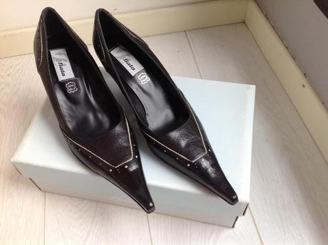 Lodičky kožene, baťa,40