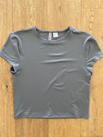 Crop top tricko, h&m,m