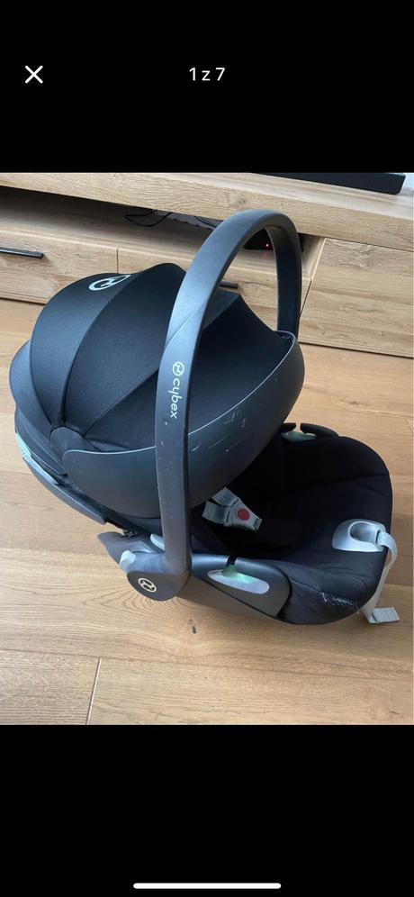 Cybex cloud t-i size (0-13kg) sepia black platinum, cybex