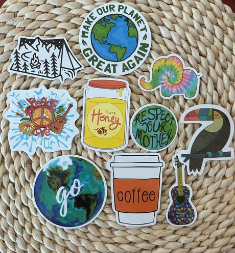 Vinyové nálepky skladom 10ks, 