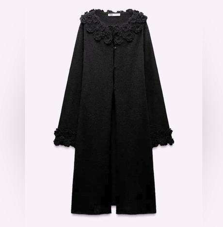 Zara - kardigán s háčkovanými detailami, zara,s