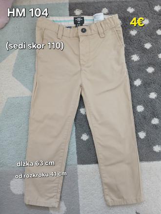 Nohavice 110, h&m,110