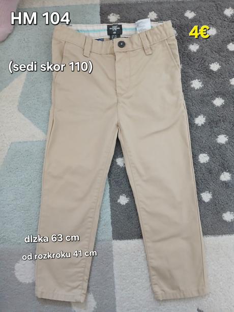 Nohavice 110, h&m,110