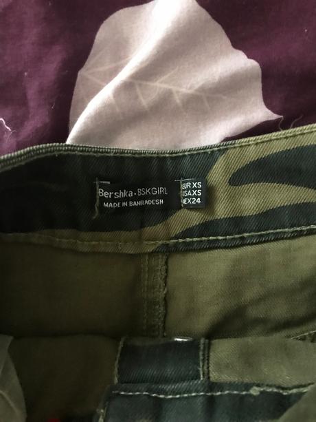 Maskacova riflova sukna, bershka,xs