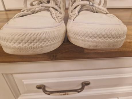 Biele kozene converse snurka dievca 35, converse,35