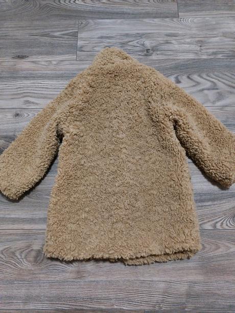 Plyšový kabát, h&m,110