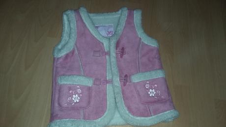 Kožušinková vestička pre dievčatko, cherokee,110
