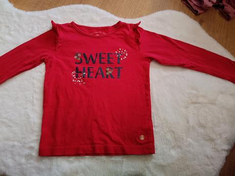 Dievčenské tričko dlhý rukáv tom tailor, tom tailor,104